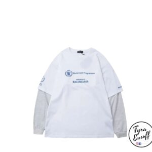 Balenciaga WTF Double Long Sleeve Tee (TES069)