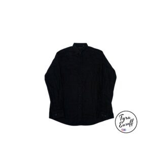 Louis Vuitton Damier Cotton Button Up Long Sleeve Shirt (TES157)
