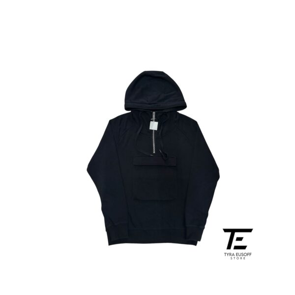 Burberry Pocket Half Zipper Hoodie (TES222) - Image 2