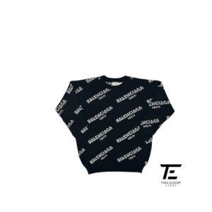 Balenciaga Spell Out Fullprint Knit Sweater (TES305)