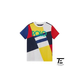 Polo Ralph Lauren Multicolour Patchwork Tee (TES401)
