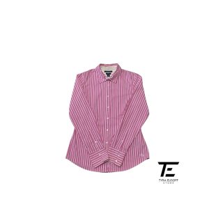 (L) Tommy Hilfiger Long Sleeve Shirt (TES439)