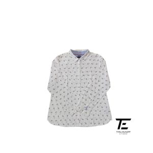 (L) Tommy Hilfiger Fullprinted Long Sleeve Shirt (TES452)