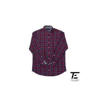 (S) Tommy Hilfiger Plaid Checked Shirt (TES453)