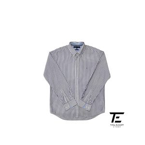 (L) Tommy Hilfiger Striped Shirt  (TES464)