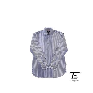 (L) Tommy Hilfiger Stripes Long Sleeve Shirt  (TES472)
