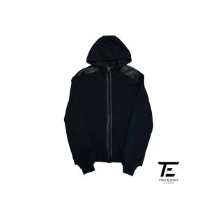 Prada Milano Leather Hoodie Zipper