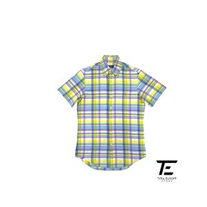 (M) Polo Ralph Lauren Oxford Plaid Checked Short Sleeve Shirt