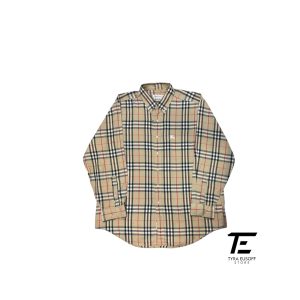 (2XL) Burberry Vintage Nova Check Long Sleeve Shirt