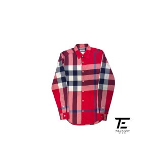 (S) Burberry Nova Check Long Sleeve Shirt