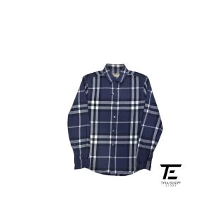 (S) Burberry Nova Check Long Sleeve Shirt