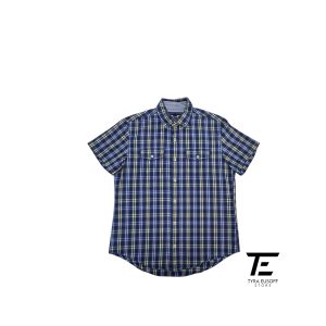 (M) Tommy Hilfiger Checkered Short Sleeve Shirt