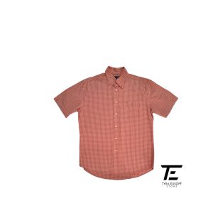 (XL) Tommy Hilfiger Plaid Checkered Short Sleeve Shirt