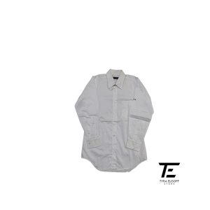 (M) Burberry Classic White Long Sleeve Shirt
