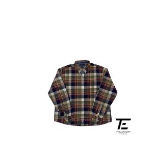 (2XL) Tommy Hilfiger Plaid Checkered Long Sleeve Shirt