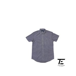 (M) Tommy Hilfiger Oxford Gingham Short Sleeve Shirt