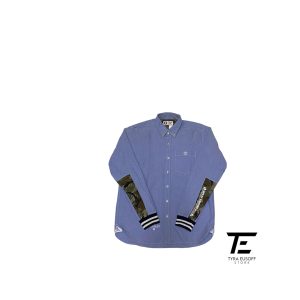 (L) Aape By A Bathing Ape Oxford with Banded Cuff Long Sleeve Shirt