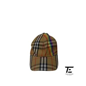 Burberry Vintage Nova Check Rainbow Baseball Cap