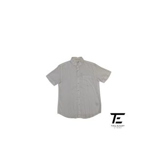 (L) Polham Linen Cotton Short Sleeve Shirt