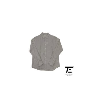 (L) Giordano Linen Cotton Long Sleeve Shirt