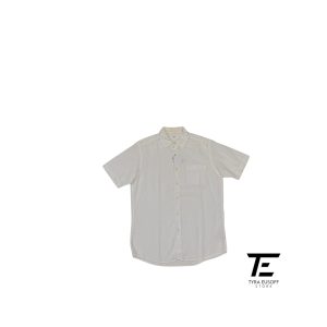 (L) Uniqlo Oxford Short Sleeve Shirt