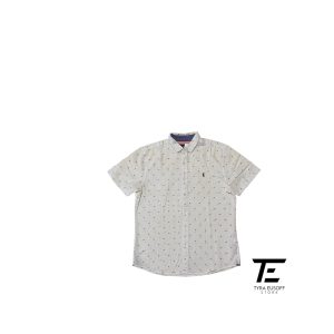 (L) Polo Ralph Lauren Woven Micro-Print Sport Short Sleeve Shirt