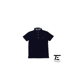 Kids Burberry Cotton Polo Short Sleeve Shirt